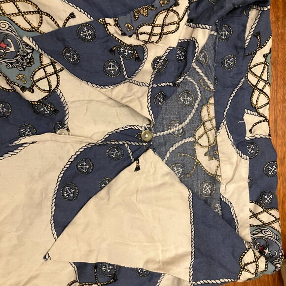 Vintage Nautical Shirt with Dagger Collar - Picture 8 of 10